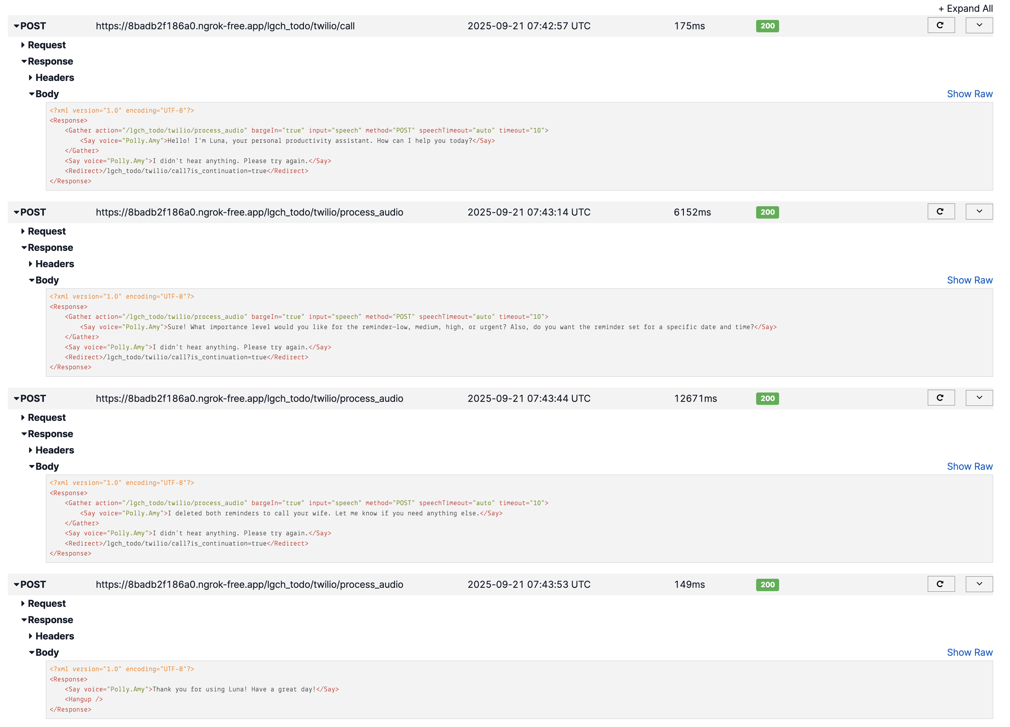 Delete Reminder Voice Interface Test Result